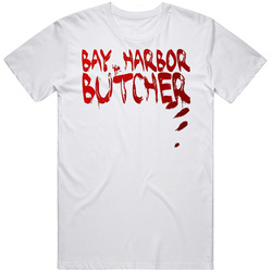 Bay Harbour Butcher Dexter Retro Graphic Unisex Cotton White Classic T Shirt