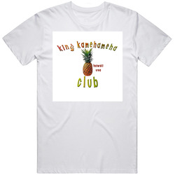 King Kamehameha Club Magnum Pi Hawaii Retro Graphic Unisex Cotton White Classic T Shirt