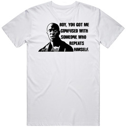 Omar Little The Wire Quote Retro Graphic Unisex Cotton White Classic T Shirt