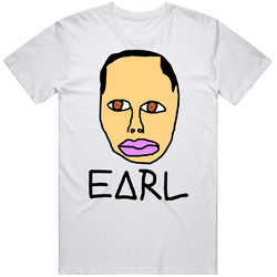 Free Earl Ofwgkta Hip Hop Alternative Retro Graphic Unisex Cotton White Classic T Shirt