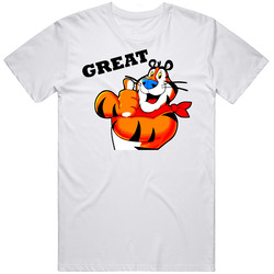 Tony The Tiger Great Retro Graphic Unisex Cotton White Classic T Shirt