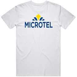 Microtel Accommodation Hotel Logo Cool Gift Retro Graphic Unisex Cotton White Classic T Shirt