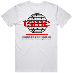 Taiwan Semiconductor Manufacturing Company Industry Tsmc Pig In Retro Graphic Unisex Cotton White Classic T Shirt Taiwan Semiconductor Manufacturing Company Industry Tsmc Pig In Retro Graphic Unisex Cotton White Classic T Shirt
