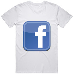 Facebook Retro Graphic Unisex Cotton White Classic T Shirt