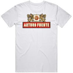 Cuban Cigar Arturo Fuente Dominican Tobacco  Havana Habanos Popular Smoke Logo Label New Retro Graphic Unisex Cotton White Classic T Shirt