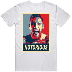 Notorious Ob Putih Retro Graphic Unisex Cotton White Classic T Shirt