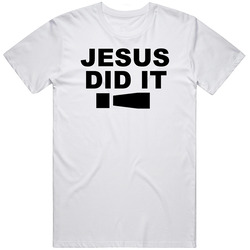 Jesus Did It Tasha Cobbs Inspired Retro Graphic Unisex Cotton White Classic T Shirt