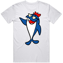Charlie The Tuna Starkist Canned Tuna Mascot Retro Graphic Unisex Cotton White Classic T Shirt