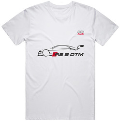 Audi Rs5 Retro Graphic Unisex Cotton White Classic T Shirt