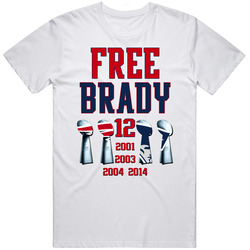 Free Brady White Retro Graphic Unisex Cotton White Classic T Shirt