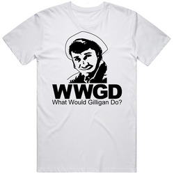 What Would Gilligan Do Gilligans Island Retro Graphic Unisex Cotton White Classic T Shirt