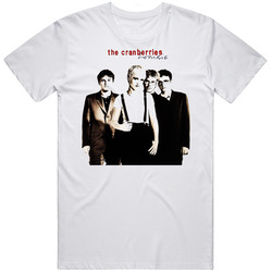The Cranberries Music Pop Rock Group Retro Graphic Unisex Cotton White Classic T Shirt