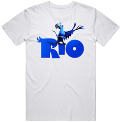 Rio Animated Movie 2011 Retro Graphic Unisex Cotton White Classic T Shirt