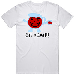 Kool Aid Man Oh Yeah Mascot Retro Graphic Unisex Cotton White Classic T Shirt