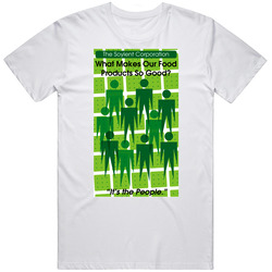 The Soylent Green Corporation Movie Connors Heston Retro Graphic Unisex Cotton White Classic T Shirt