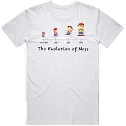 Earthbound Ness Retro Graphic Unisex Cotton White Classic T Shirt