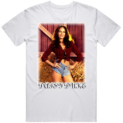 Daisy Duke Retro Graphic Unisex Cotton White Classic T Shirt