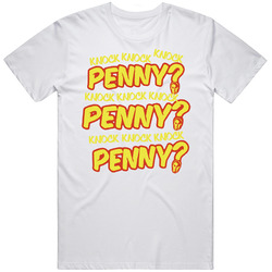 Big Bang Theory Penny Retro Graphic Unisex Cotton White Classic T Shirt