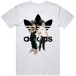 2019 Goku Vegata  White Retro Graphic Unisex Cotton White Classic T Shirt