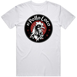 El Pollo Loco Food Pig In Retro Graphic Unisex Cotton White Classic T Shirt