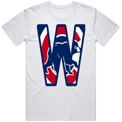 Chicago Cubs T Shirt Fly The W Baseball Logo Tee Sports Apparel Retro Graphic Unisex Cotton White Classic T Shirt