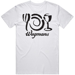 The Quotable Tees Logo Wegmans Food Gift Retro Graphic Unisex Cotton White Classic T Shirt