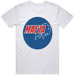 Buffalo Bills Mafia Sports Retro Graphic Unisex Cotton White Classic T Shirt