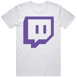 Twitch White Retro Graphic Unisex Cotton White Classic T Shirt