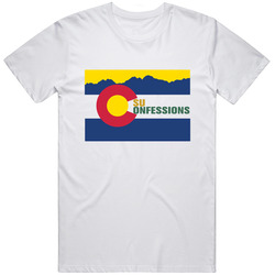 Colorado T Retro Graphic Unisex Cotton White Classic T Shirt