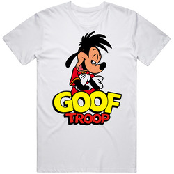 Goof Troop Max Cartoon Classic Retro Graphic Unisex Cotton White Classic T Shirt