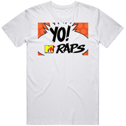 Yo Mtv Raps 80s Tv Show Retro Graphic Unisex Cotton White Classic T Shirt