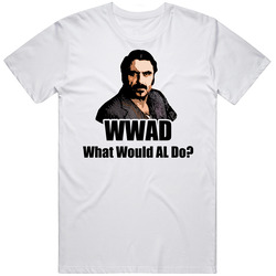 What Would Al Do Deadwood Retro Graphic Unisex Cotton White Classic T Shirt
