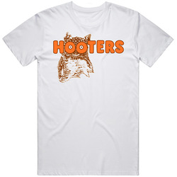 Hooters Bar Classic Retro Graphic Unisex Cotton White Classic T Shirt