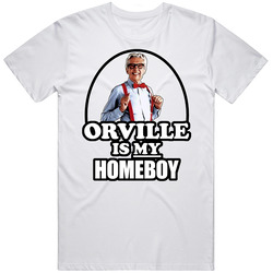 Orville Redenbacher Is My Homeboy Retro Graphic Unisex Cotton White Classic T Shirt
