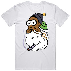 Wiz Khalifa Wiz Koopa Hip Hop Retro Graphic Unisex Cotton White Classic T Shirt