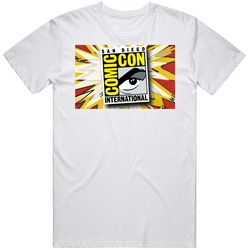 Comic-con Retro Graphic Unisex Cotton White Classic T Shirt