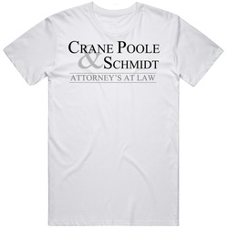 Boston Legal Crane Poole Retro Graphic Unisex Cotton White Classic T Shirt