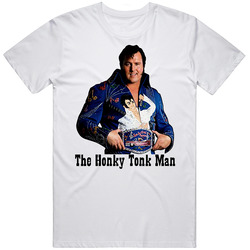 The Honky Tonk Man Retro Graphic Unisex Cotton White Classic T Shirt