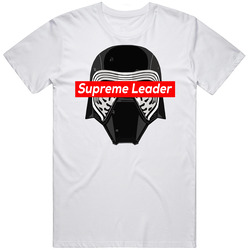 Supr Lead Retro Graphic Unisex Cotton White Classic T Shirt