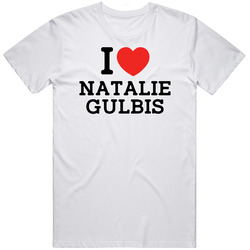 Classic I Heart Natalie Gulbis Popular Golf Player Fan Retro Graphic Unisex Cotton White Classic T Shirt
