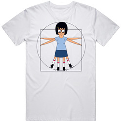 Tina t-shirt Bob's burgers tee Retro Graphic Unisex Cotton White Classic T Shirt