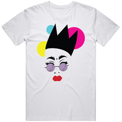 Sasha Velour Retro Graphic Unisex Cotton White Classic T Shirt