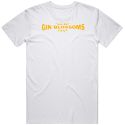 Gin Blossoms 2200x3000  Retro Graphic Unisex Cotton White Classic T Shirt