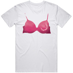 Womens Bra  Retro Graphic Unisex Cotton White Classic T Shirt