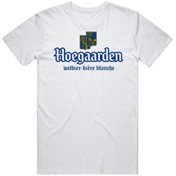 Hoegaarden Beer Logo Classic  Retro Graphic Unisex Cotton White Classic T Shirt