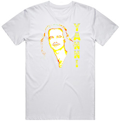 Yanni Greek Singing Sensation  Retro Graphic Unisex Cotton White Classic T Shirt