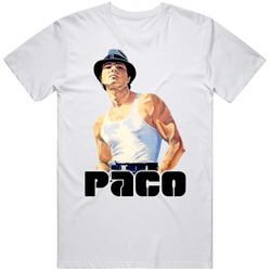 Blood In Blood Out  Retro Graphic Unisex Cotton White Classic T Shirt