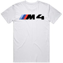 Bmw M4 Motorsport  Retro Graphic Unisex Cotton White Classic T Shirt