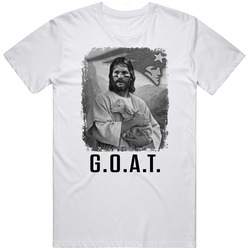 Tom Brady G.o.a.t Goat Greatest Of All Time New England Patriots Funny New England Patriots Nfl Football  Retro Graphic Unisex Cotton White Classic T Shirt