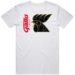 Gallo Cerveza Cool Beer Brand Logo Drinking Alcohol  Retro Graphic Unisex Cotton White Classic T Shirt
